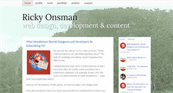 Desktop Screenshot of onsman.com